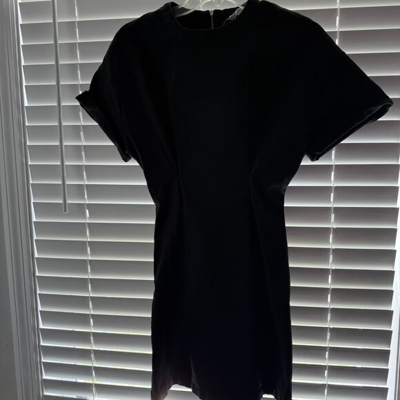 Zara Basics Black Casual Dress S NWOT - Picture 3 of 7